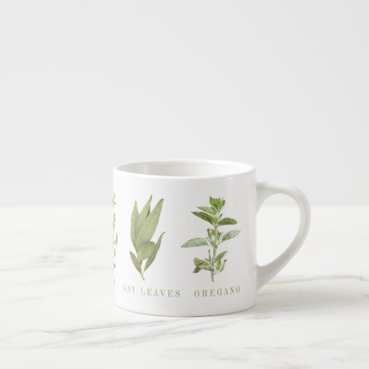 6 FRESH HERBS Espresso Cup Espresso Kop (Rechts)