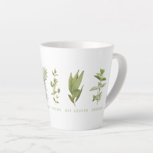 6 FRESH HERBS Latte Mok (Rechterhoek)