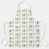 6 FRESH HERBS Schort (all-over print) - groot (Voorkant)