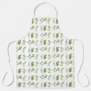 6 FRESH HERBS Schort (all-over print) - groot