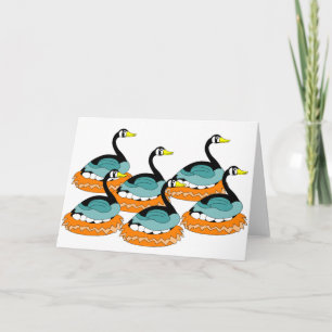 6 ganzen A Laying Kaart