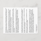 #6 Gebruik van de Zes zintuigen - van afhankelijke Uitnodiging Briefkaart (Achterkant)