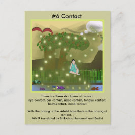 #6 Gebruik van de Zes zintuigen - van afhankelijke Uitnodiging Briefkaart