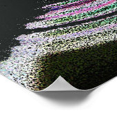 6 gekleurde cocktailbril - Stijl 17 Poster (Hoek)