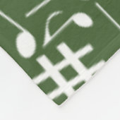 6 GEMIDDELDE BAND FLEECE DEKEN (Hoek)