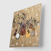 6 GEMIDDELDE BAND VIERKANTE KLOK (Hoek)