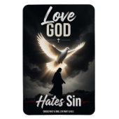 #6 God liefhebben zonde haten Magneet (Verticaal)
