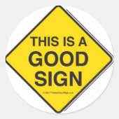 6 GOEDE TEKEN STICKERS (Voorkant)