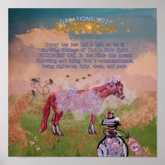 #6 Goedheid VRUCHT VAN GOD Heilige Geest  Poster (Voorkant)