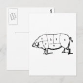 6 Graden Bacon Briefkaart (Voorkant / Achterkant)