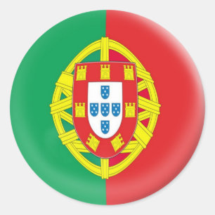 6 grote stickers Portugal Portugese vlag
