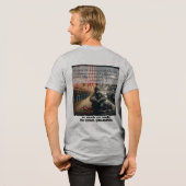 "6" Homeless Veteran Awareness Tri-Blend Shirt (Voorkant)