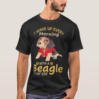 6 Ik word elke ochtend wakker met een Beagle naast T-shirt