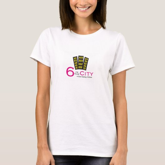 6 in het T-shirt van de hoes van de City Long (Voorkant)