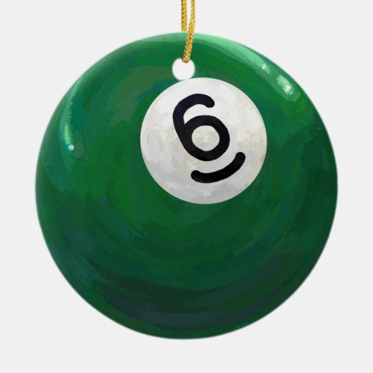 6 inch keramisch ornament (Voorkant)