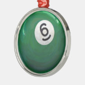 6 inch metalen ornament (Links)