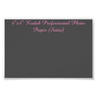 6-inch x4-inch Kodak Professional-fotopapier (Sati Foto Afdruk