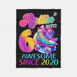 6 jaar geweldig sinds 2020 Hockey Thema Verjaardag Fleece Deken