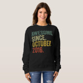 6 jaar Geweldige sinds oktober 2016 Trui (Voorkant volledig)