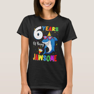 6 jaar na 6 jaar jaarehaai t-shirt