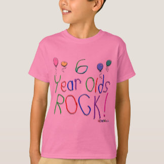 6 jaar Olds Rock! T-shirt