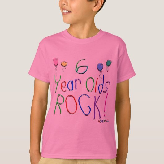 6 jaar Olds Rock! T-shirt (Voorkant)