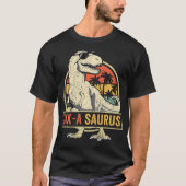 6 Jaar Oud Dinosaurus Verjaardag 6e T Rex Dino Six T-shirt (Voorkant)