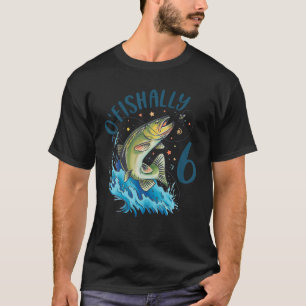 6 jaar oud Gevist zondagse 6e zeebaars Kinder Bda T-shirt