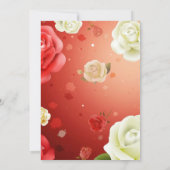 6 JAAR OUD MEISJE VERJAARDAG UITNODIGING (Achterkant)