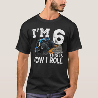 6 jaar oud Monster Truck Shirt 6e verjaardagscadea