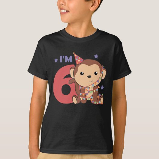 6 jaar oud T-shirt (Voorkant)