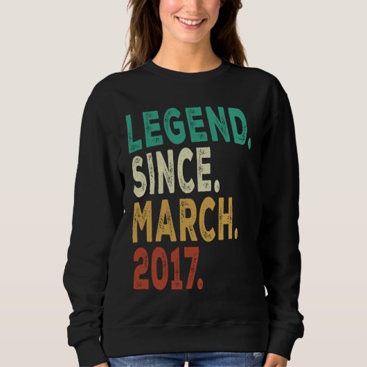 6 jaar oude legering sinds 6 maart 2017 trui (Voorkant)