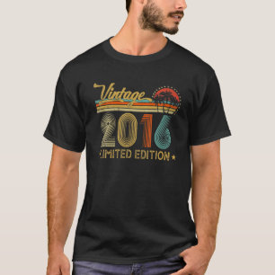 6 jaar oude Vintage 2016 6e verjaardag Limited Bew T-shirt