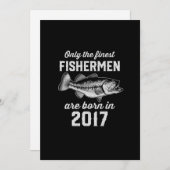 6 jaar oude vissers Vist 2017 6e verjaardag Kaart (Voorkant / Achterkant)