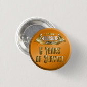 6 jaar pop ronde button 3,2 cm (Voorkant /achterkant)