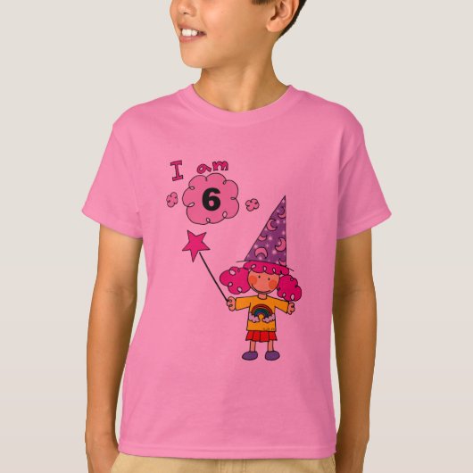 6-jarige goochelaar t-shirt (Voorkant)