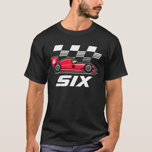 6-jarige jongen 6 t-shirt (Voorkant)