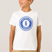 6-jarige jongen t-shirt (Voorkant)