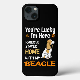 6 Je hebt geluk thuis met mijn Beagle Case-Mate iPhone Case
