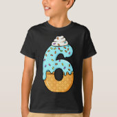 #6 Jersey Uniform Drip Teen Slang, Funny Ice Cream T-shirt (Voorkant)