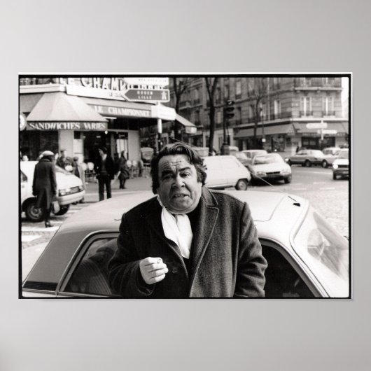 6 karakter van Parijs Poster (Voorkant)