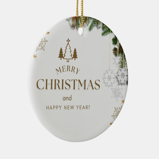 6 kerst keramisch ornament (Rechts)