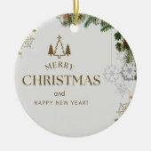 6 kerst keramisch ornament (Voorkant)