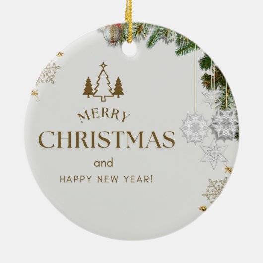 6 kerst keramisch ornament (Achterkant)