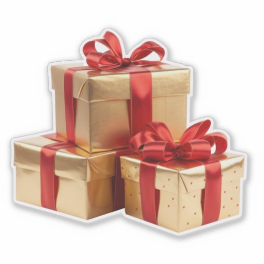 6 kerst sticker (Voorkant)