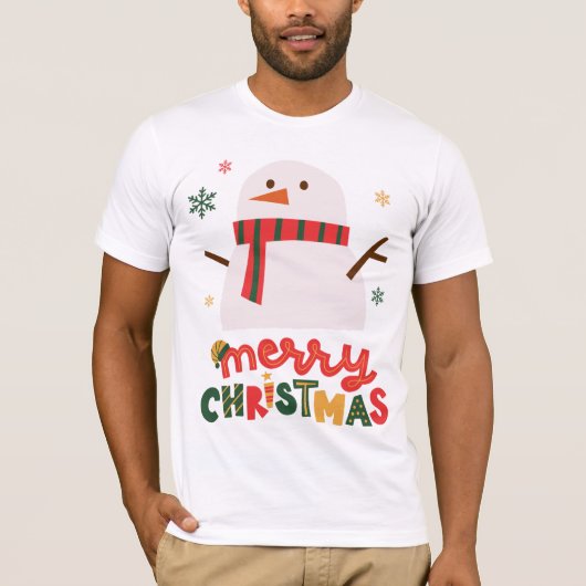 6 kerst t-shirt (Voorkant)