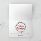 6 Kinder kerstgalerij met foto's grijs Feestdagen Kaart (Binnen)