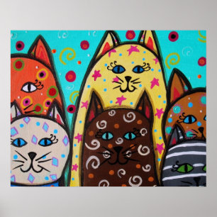 6 KITTENS POSTER