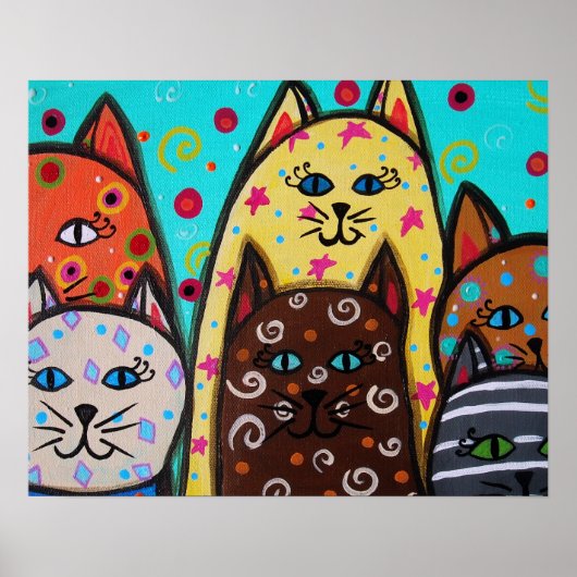 6 KITTENS POSTER (Voorkant)