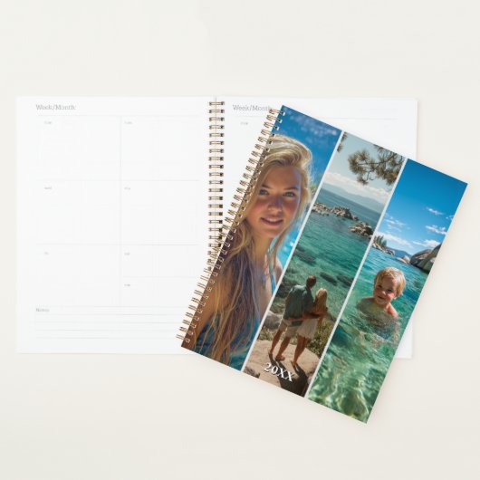 6 Lange Verticale Streep Boho Foto Planner (Display)